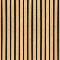 Akustikpanel i egetræsfiner 2400x520x18 mm