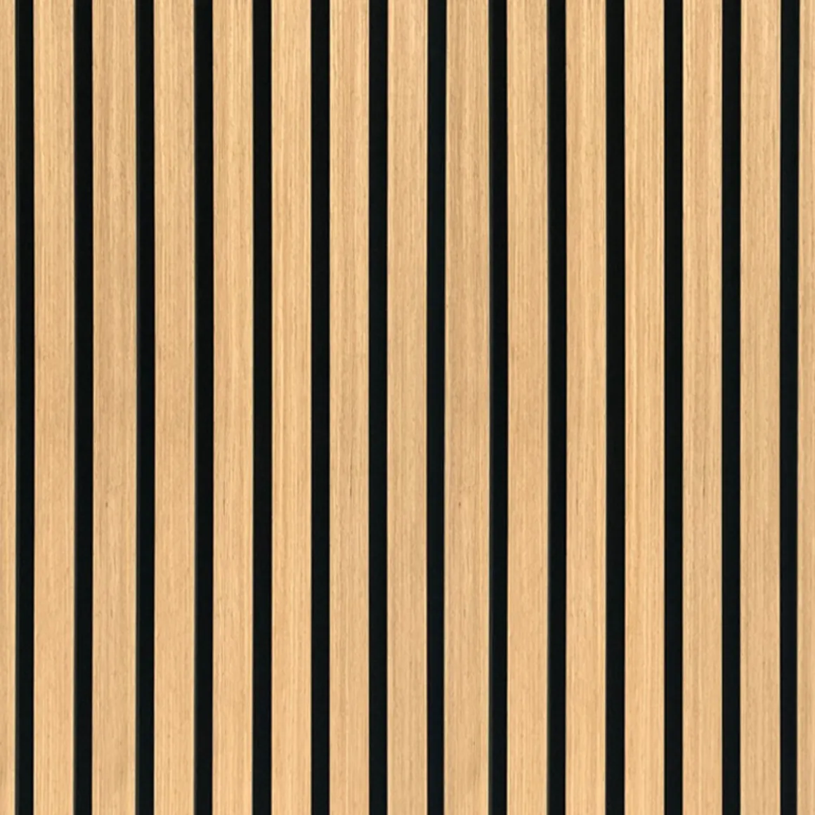 Akustikpanel i egetræsfiner 3000x520x18 mm