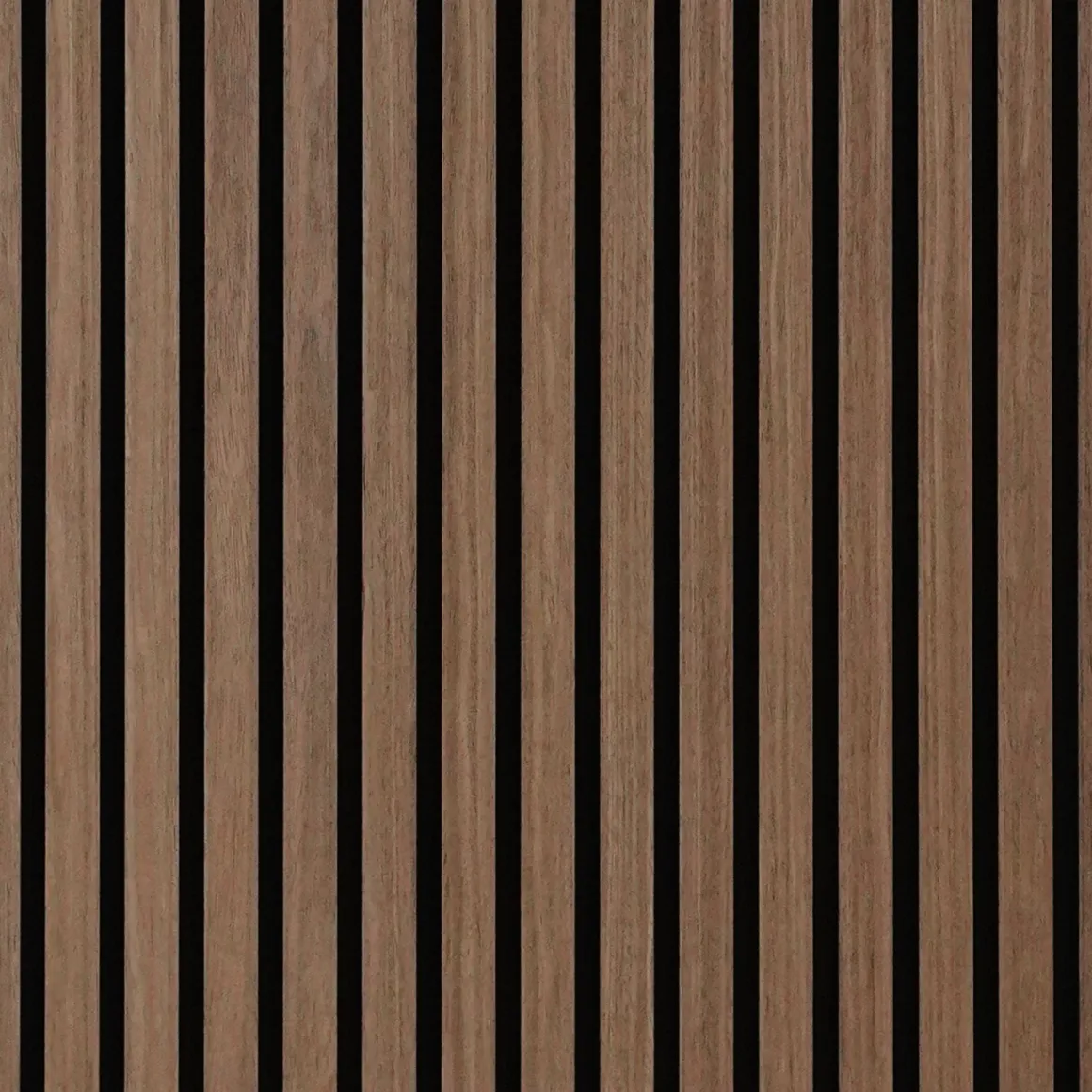 Akustikpanel i røget egetræsfiner 2400x520x18 mm