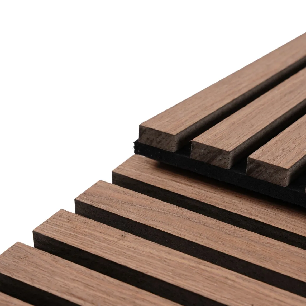 Akustikpanel i røget egetræsfiner 1200x520x18 mm
