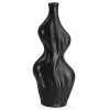 Alva keramik vase sort 25 cm