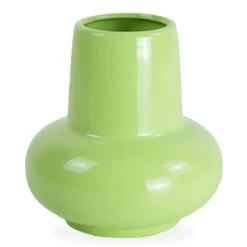Birka keramik vase grøn 15 cm