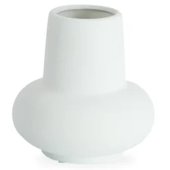 Birka keramik vase hvid 15 cm