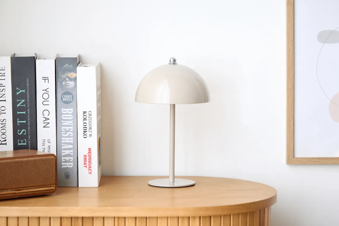 Bloom bordlampe Beige