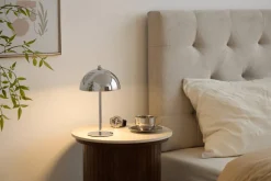 Bloom bordlampe Chrome