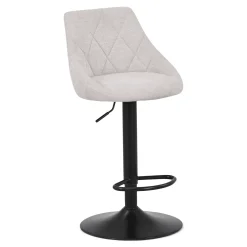 Cassie - beige justerbar barstol med drejefunktion 360 grader