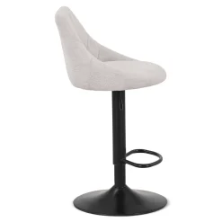 Cassie - beige justerbar barstol med drejefunktion 360 grader