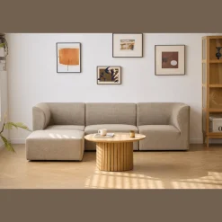 Emilia højre- og venstrevendt modul i sand L: 79 X D: 79 X H: 72 cm