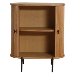 Florence jalousi skab med lameller i eg 70x40x85 cm