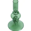 Gracie glas lysestage grøn 18 cm