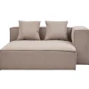 Hailey højre chaiselong modul i sand L: 147 X D: 148 X H: 65 cm