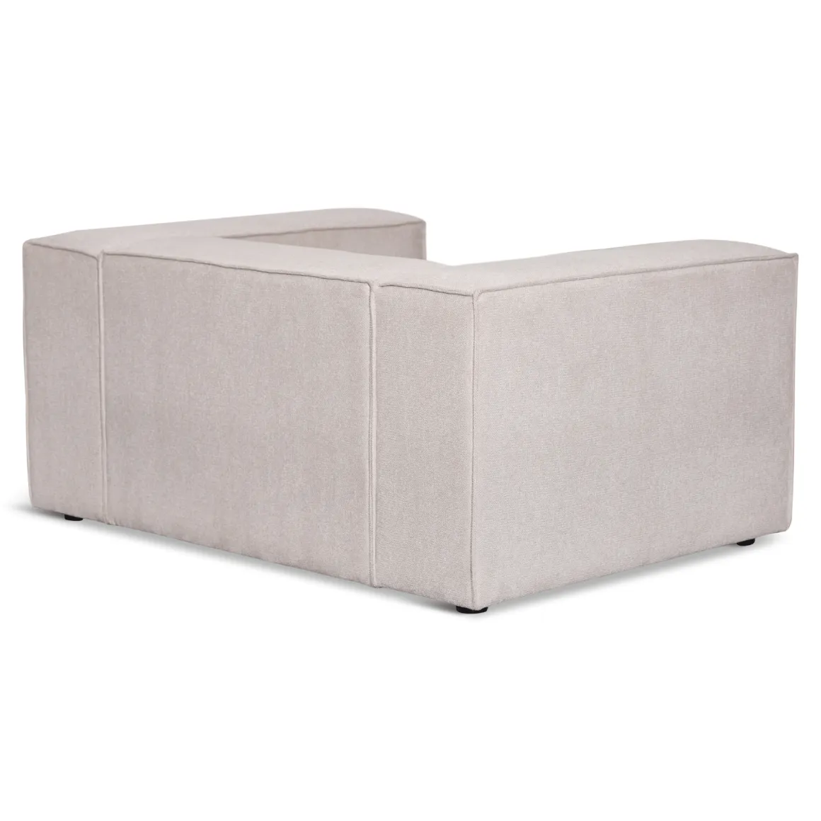 Hailey lænestol i beige L: 136 X D: 100 X H: 64 Cm