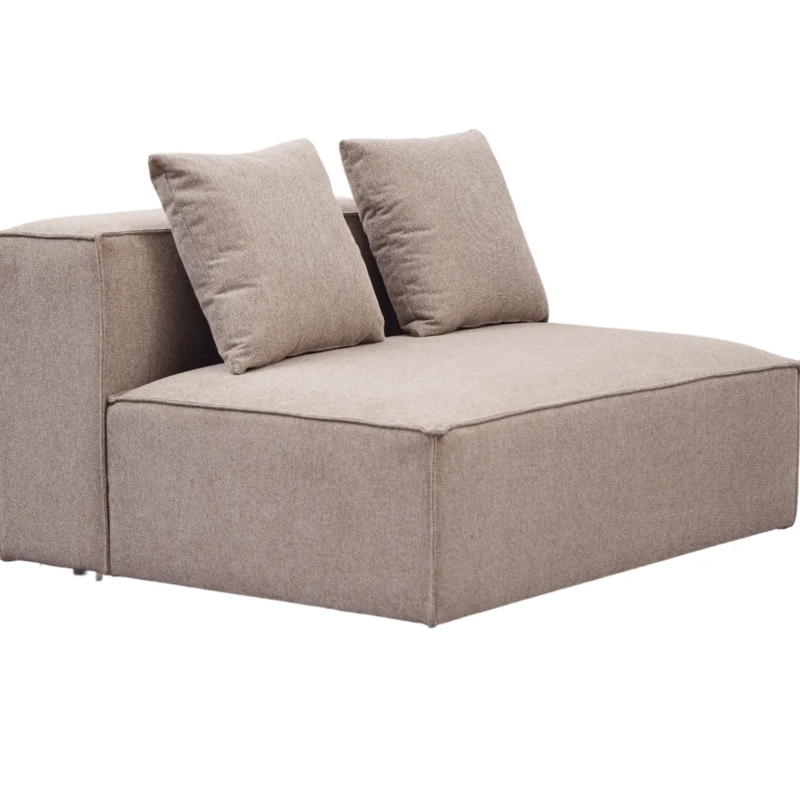 Hailey midtermodul i sand L: 121 X D: 100 X H: 65 cm