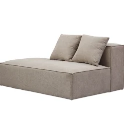 Hailey modul med halvt ryglæne venstrevendt i sand L:148 x D: 100 x H: 65 cm