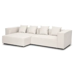 Hailey - Venstrevendt chaiselong modulsofa i beige med 2 moduler L: 294 X D: 148 X H: 65 cm