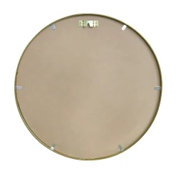 Kaya rundt spejl med messing/guld ramme Ø70 cm