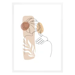 Lea billedramme 50x70 cm hvid