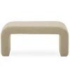 Lianna bænk i beige boucle 95x40x44 cm