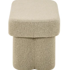 Linea bænk beige Boucle 100x42x44 cm