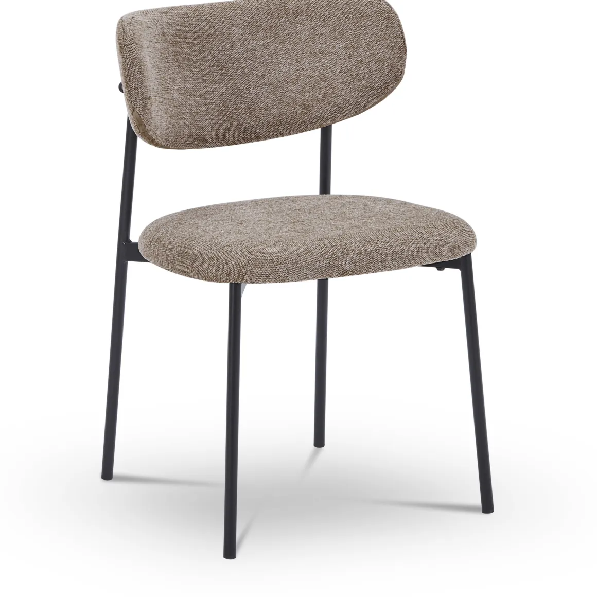 Lucinda Spisebordsstol - sand tekstil