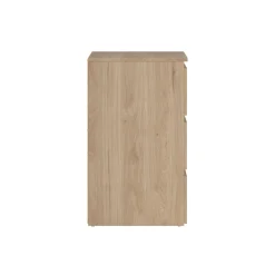 Maise kommode H:70 x B:138 x B:41 cm med 6 skuffer i egelook