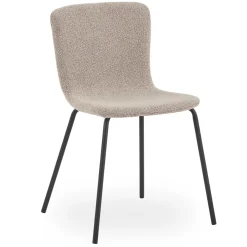 Miley spisebordsstol i beige boucle