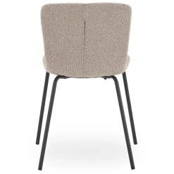 Miley spisebordsstol i beige boucle