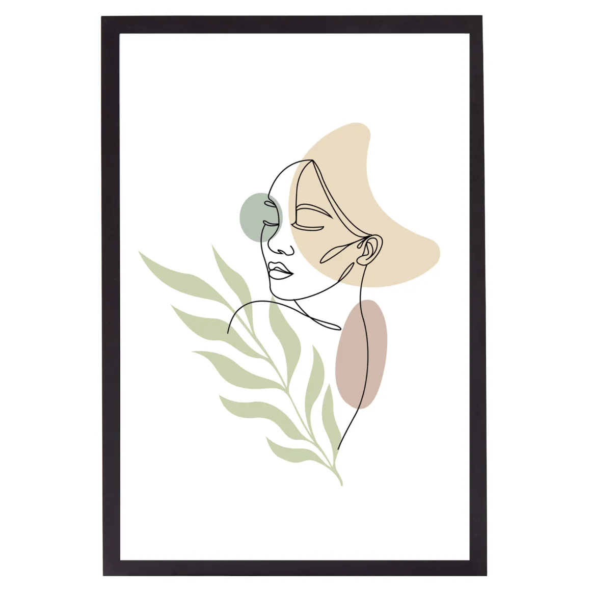 Paloma billedramme 60x90 cm sort