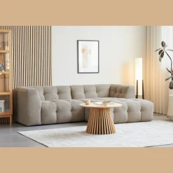 Poppy chaiselong bubble sofa sand - højrevendt