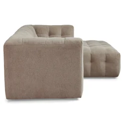 Poppy chaiselong bubble sofa sand - højrevendt