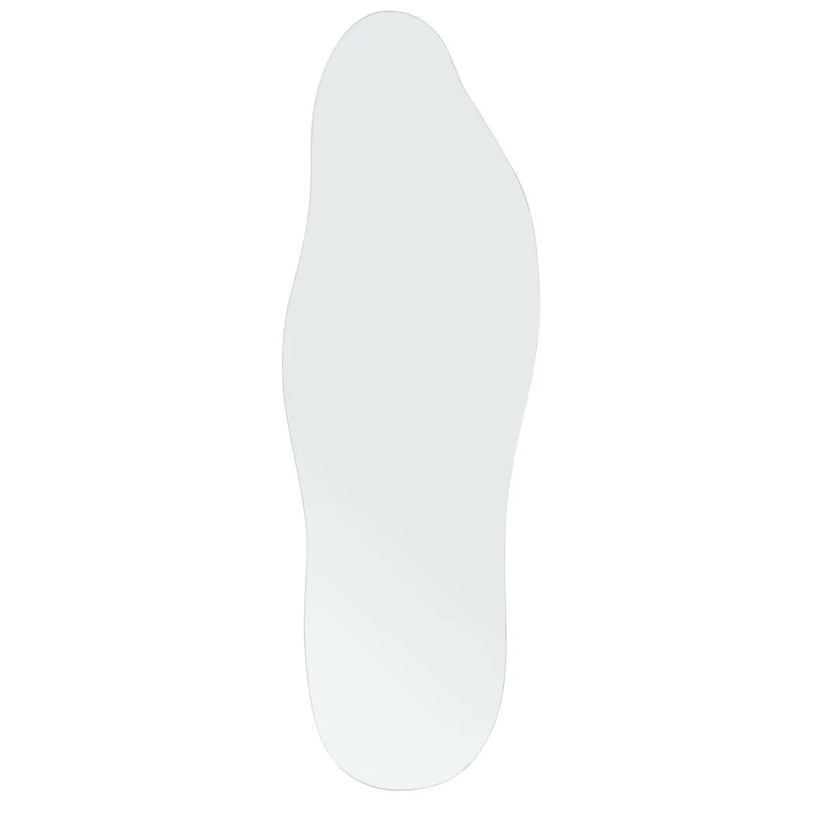 Zelina organisk spejl uden ramme i 150x50 cm